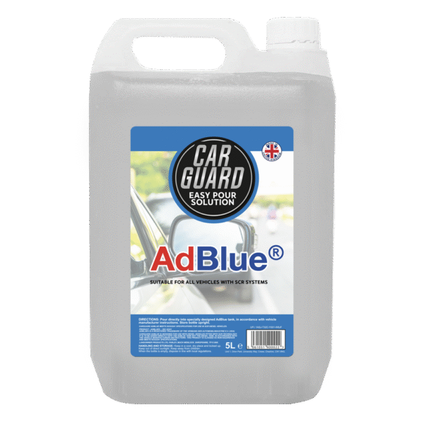 Ad blue by car guard