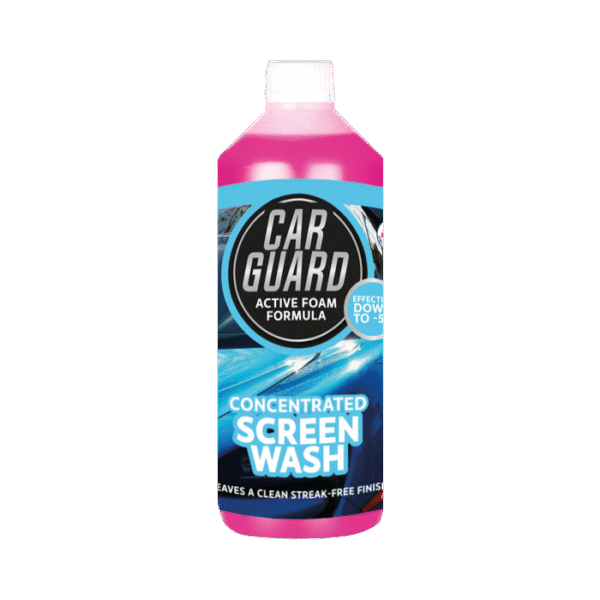 Concentrated screens wash car guard